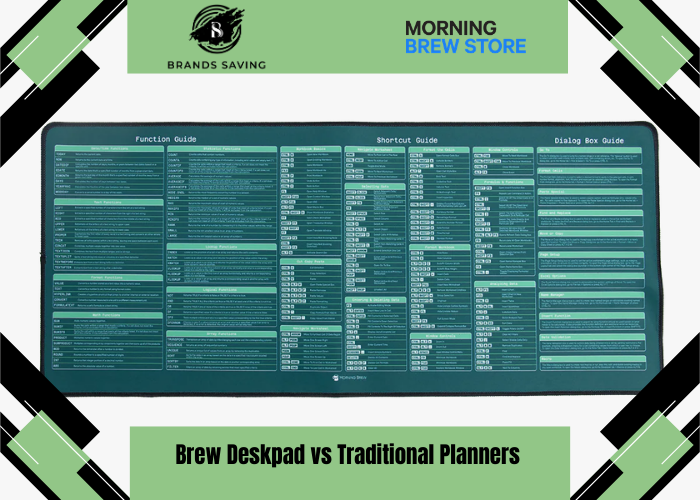 Brew Deskpad vs Traditional Planners